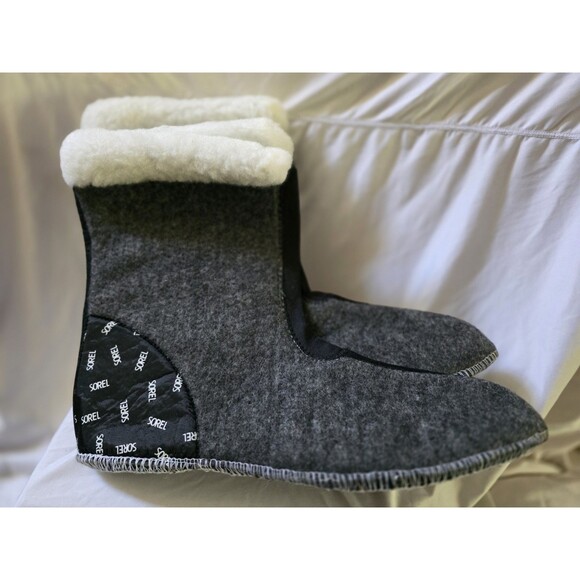 Sorel Caribou 9MM Boot Liners Replacement Men 14 Thermoplus Warm Dry Snow Cuff - Picture 2 of 4